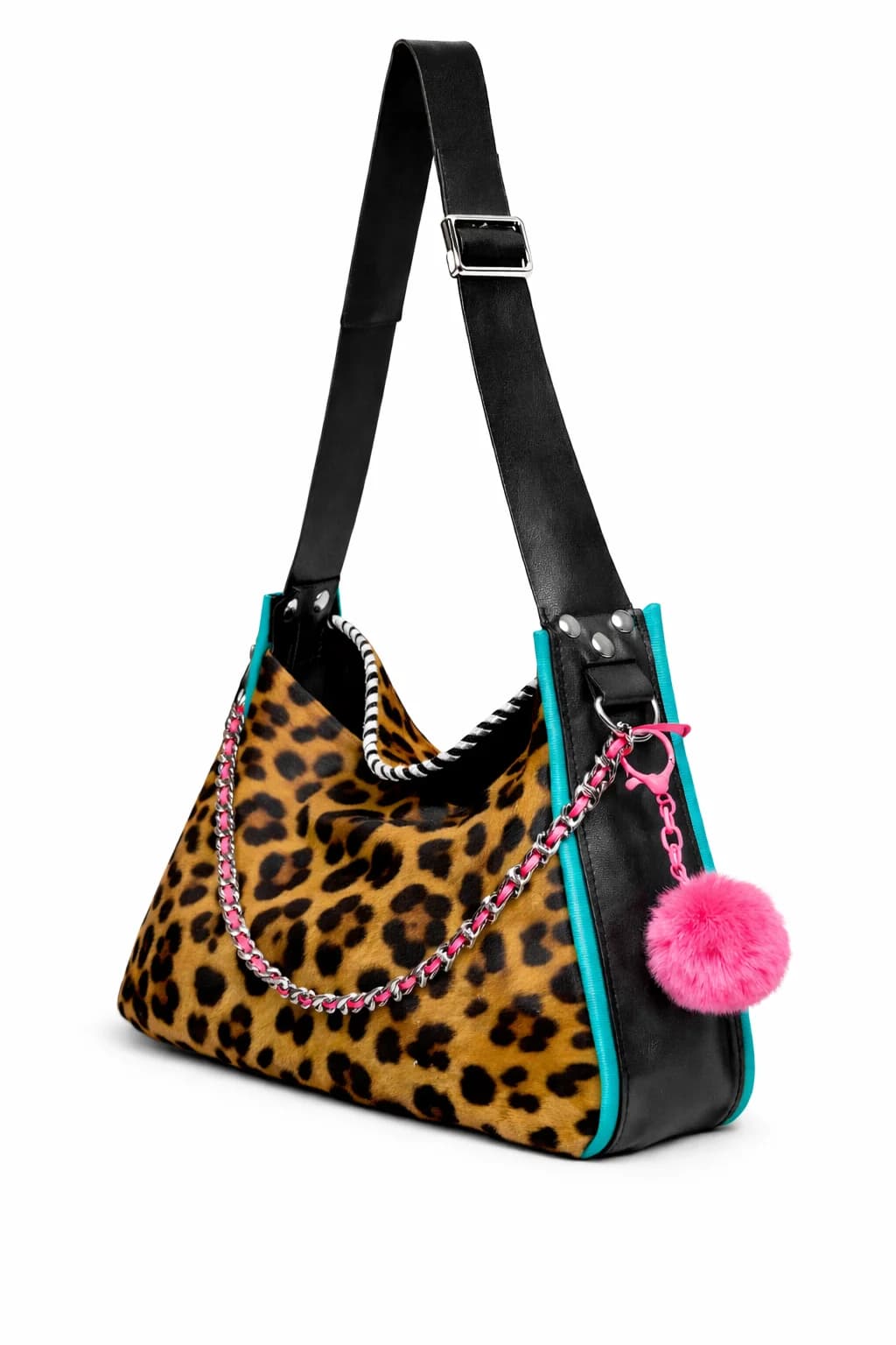 Bolso de Piel Maraya•Leopardo — bolso artesanal Maraya