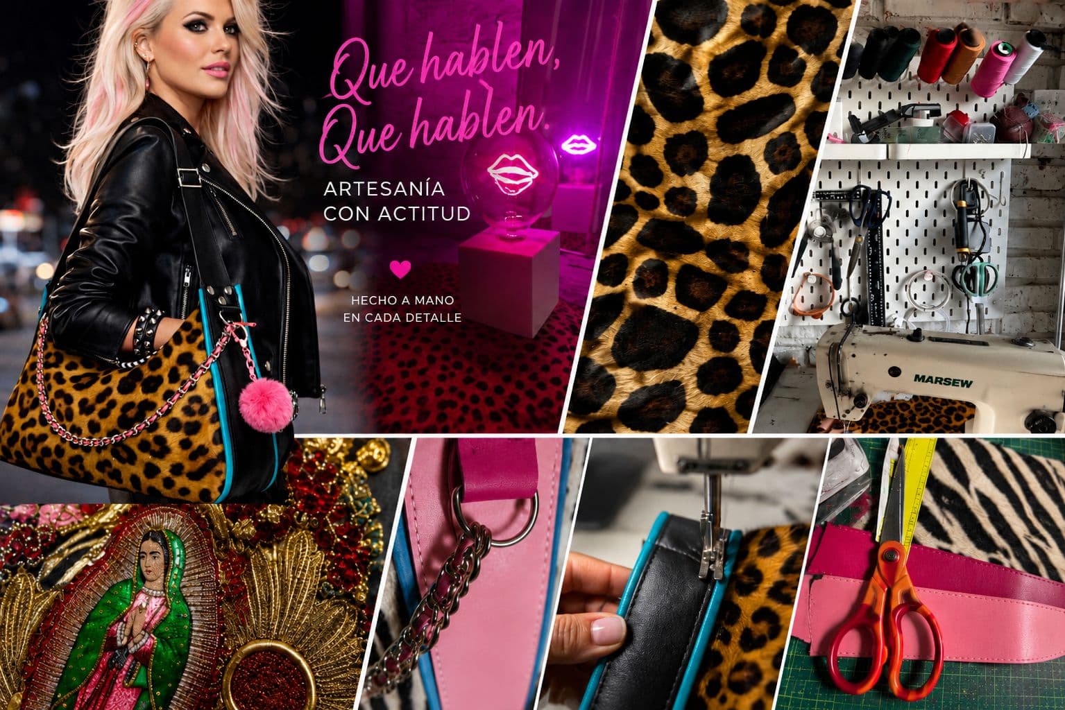 Que hablen, Que hablen — Artesanía con actitud. Bolsos hechos a mano por Maraya