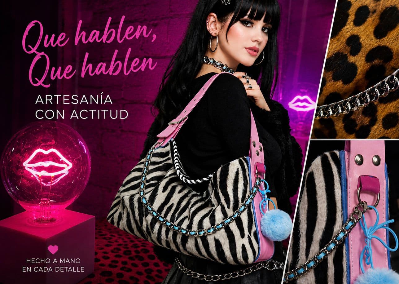 Que hablen, que hablen — Bolsos artesanales Maraya con animal print y detalles únicos